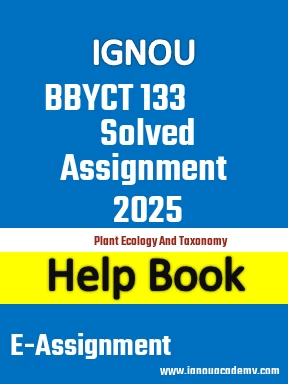 IGNOU BBYCT 133 Solved Assignment 2025