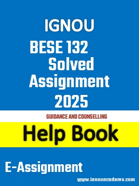 IGNOU BESE 132 Solved Assignment 2025