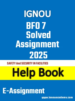 IGNOU BFO 7 Solved Assignment 2025