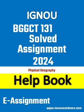 IGNOU BGGCT 131 Solved Assignment 2024