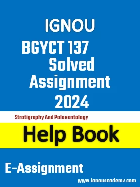 IGNOU BGYCT 137 Solved Assignment 2024
