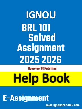 IGNOU BRL 101 Solved Assignment 2025 2026