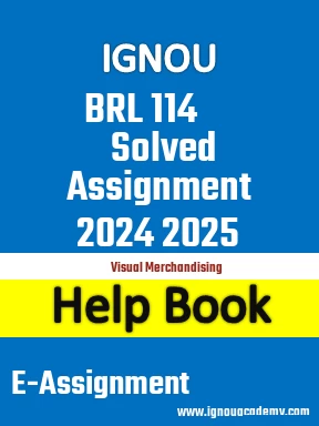 IGNOU BRL 114 Solved Assignment 2024 2025