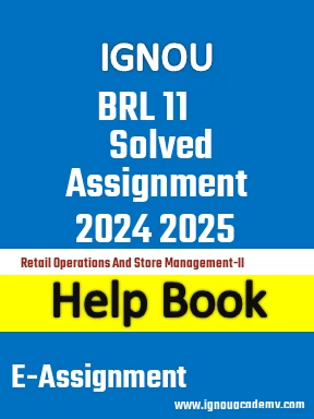 IGNOU BRL 11 Solved Assignment 2024 2025