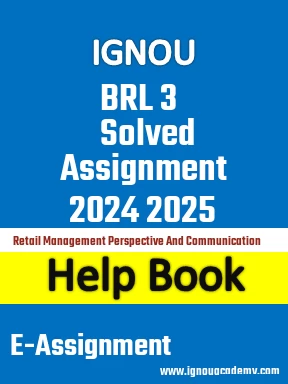 IGNOU BRL 3 Solved Assignment 2024 2025