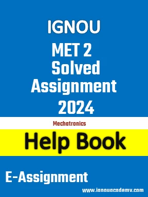 IGNOU MET 2 Solved Assignment 2024