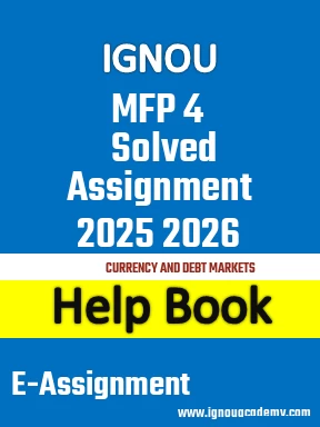 IGNOU MFP 4 Solved Assignment 2025 2026