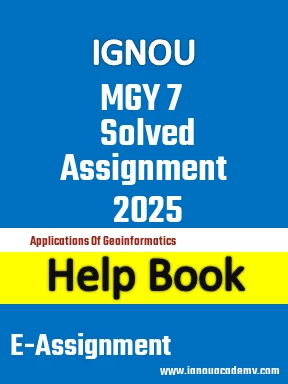 IGNOU MGY 7 Solved Assignment 2025