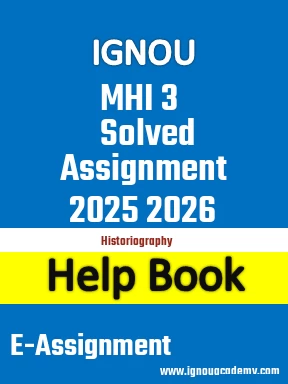 IGNOU MHI 3 Solved Assignment 2025 2026