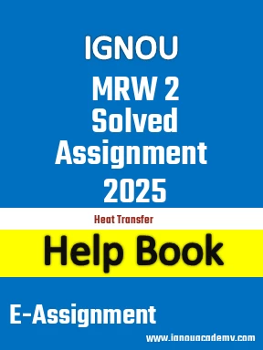 IGNOU MRW 2 Solved Assignment 2025