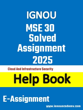 IGNOU MSE 30 Solved Assignment 2025