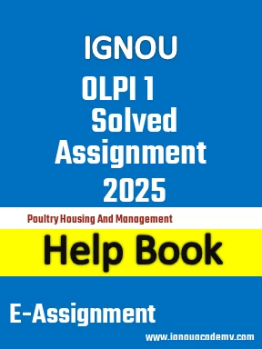 IGNOU OLPI 1 Solved Assignment 2025