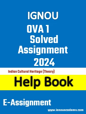 IGNOU OVA 1  Solved Assignment 2024